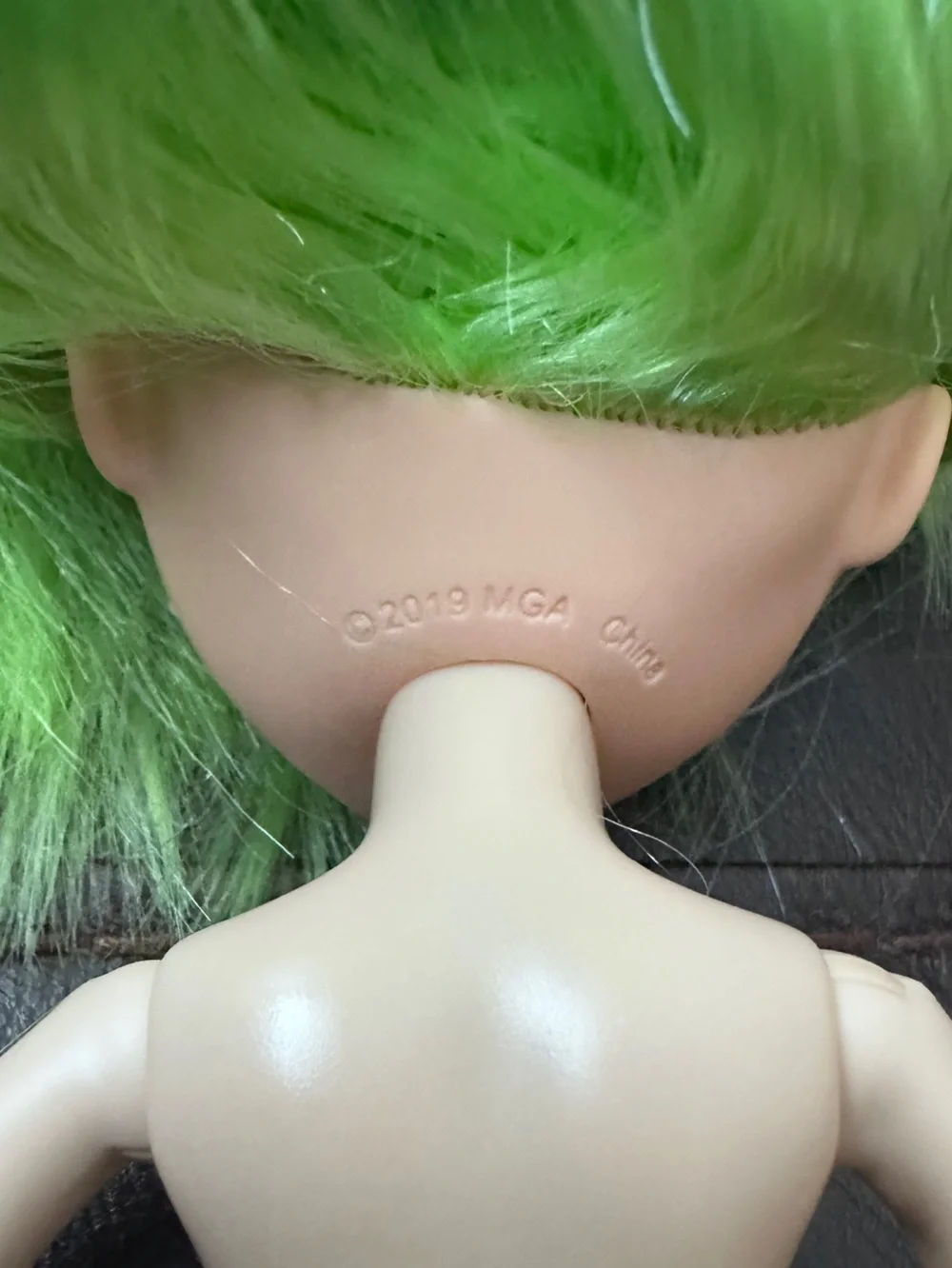 Rainbow High Jade Hunter unclothed  articulated fashion doll long green hair
